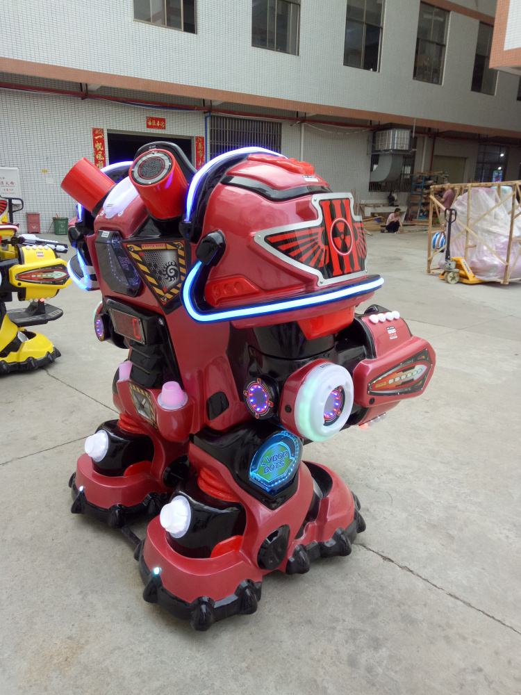 Hotselling Chargeable Amusement Park battle king 3 gen walking robot ride For Kids For Adult  For Sales