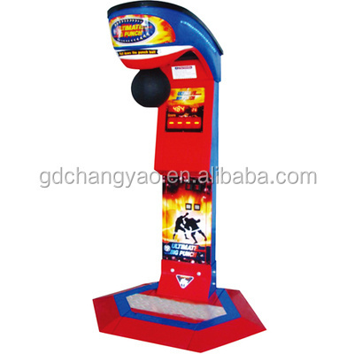 Indoor Sports Coin Operated Exciting Big Punch Boxing Arcade Ticket Redemption Game Machine For Sale