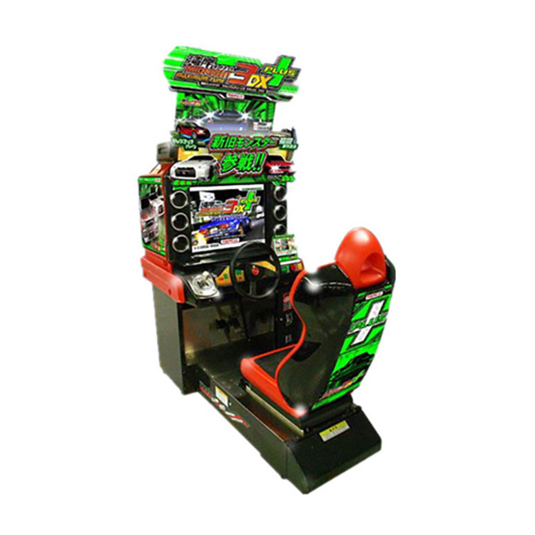 Coin Operated wangan midnight 3dx arcade car racing game machine for sale