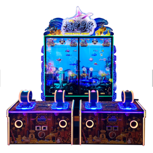 High Quality Indoor Coin Operated Underwater world  Go Fishing Lotter Redemption Arcade Video Game Machine For Sale