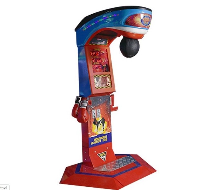 Indoor Sports Coin Operated Exciting Big Punch Boxing Arcade Ticket Redemption Game Machine For Sale