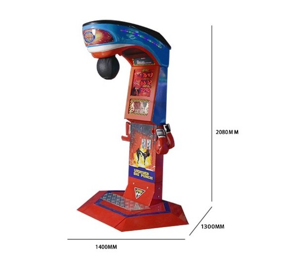 Indoor Sports Coin Operated Exciting Big Punch Boxing Arcade Ticket Redemption Game Machine For Sale