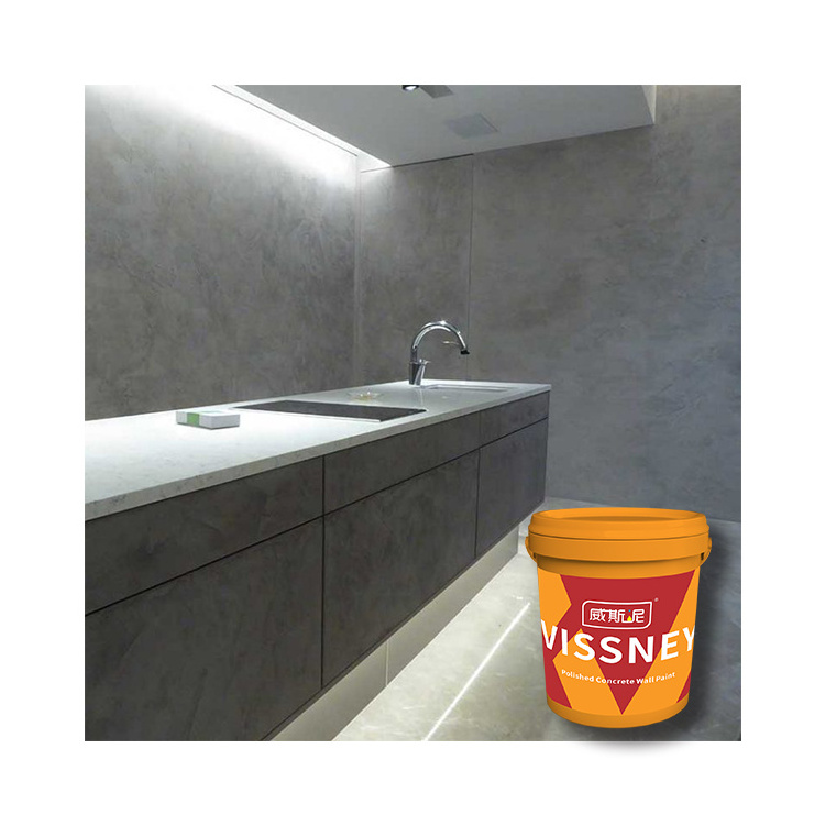 Strong Adhesion Mildew Proof Anti-Crack Venetian Plaster Polished Concrete Wall Paint