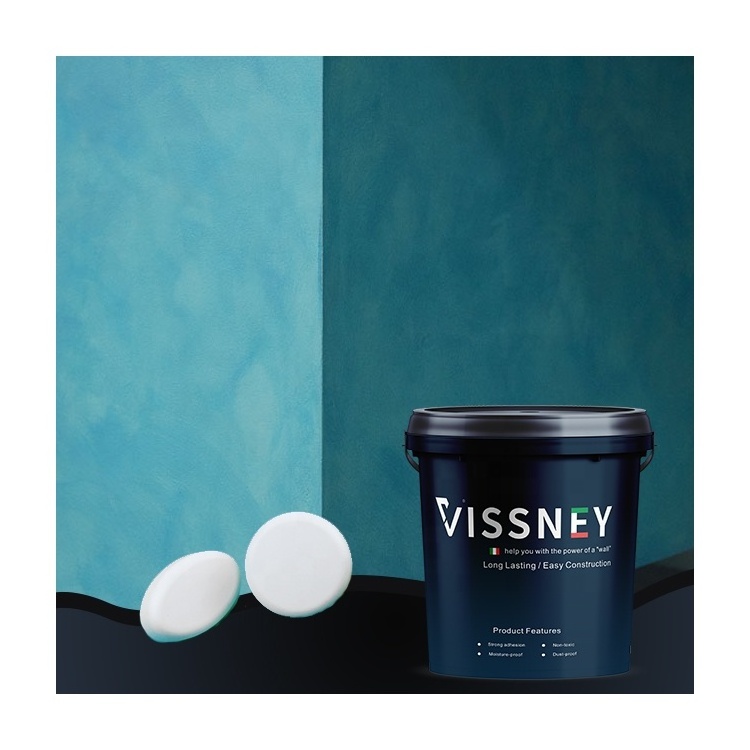 Vissney Metallic Glitter Wall Paint Art Velvet Paint Internal Wall Paint