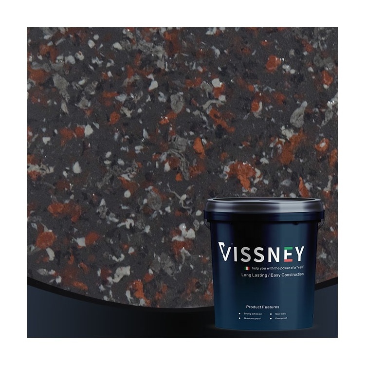 Vissney Pintura Para Exterior Paint Marble Texture Effect Paint High Gloss Paints Stucco