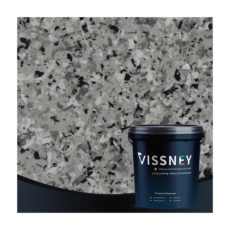 Vissney Pintura Para Exterior Paint Marble Texture Effect Paint High Gloss Paints Stucco