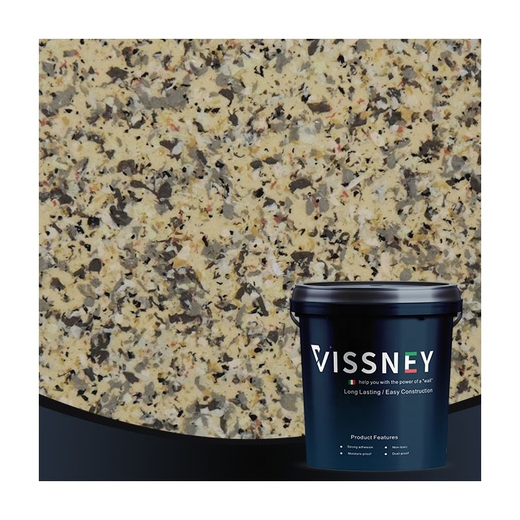 Vissney Pintura Para Exterior Paint Marble Texture Effect Paint High Gloss Paints Stucco