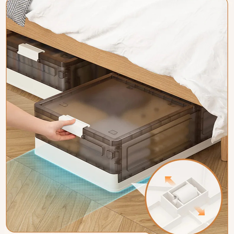 Hot Under Bed Storage Containers With Wheels And Handles Underbed StorageDrawer For Blanket Shoe Storage Orqanizer Drawer Bag