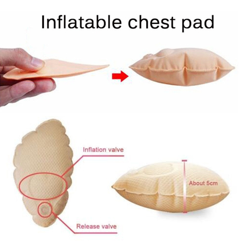 Women Breathable Magic Air Cushion Inflatable Push Up Adjustable Bra Enhancers