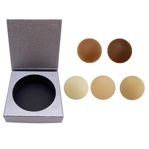 Silicone Concealer Nipple Pasties Solid Color Breathable Breast Opaque Silicone Adhesive Nipple Cover