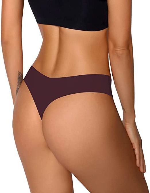 Seamless Panties r Pack Thongs Breathable Thong Underwear Set No Show Underwear Hipster Panties Line for Women