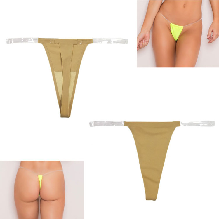 Tangas New Design Transparent TPU  Sexy Ultra-Thin T Back  Women Invisible G-String Panties