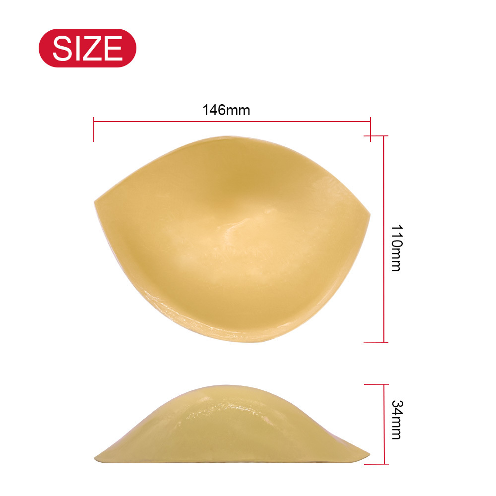 Reusable silicone adhesive Push Up Bra double Sided Sticky Padded Bra Insert invisible strapless wedding bra for women