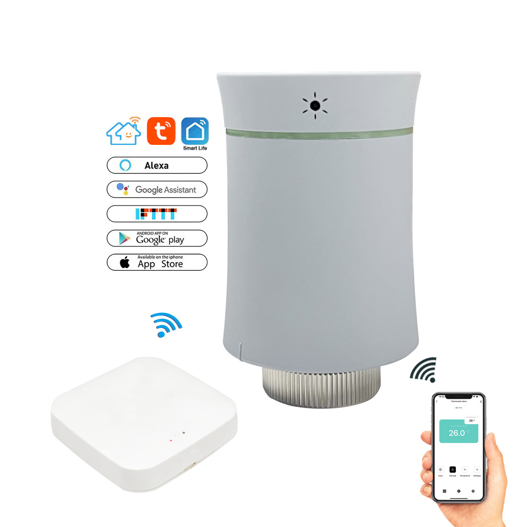 Smart Tuya Wifi TRV Thermostat Zigbee Wireless Home Thermostatic Radiator Valve