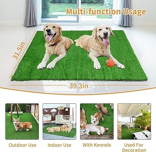 Pet-safe artificial grass  soft and natural turf easy clean pet-friendly Pet urine-resistant turf customize the grass