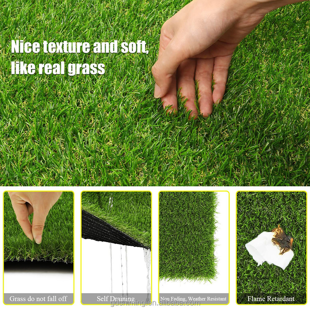 China Wholesale Price Soft Fakegrass Artificial Grass Lawn Turf By Rolls Grass Sintetico Para Futbol Landscape Grass For Garden