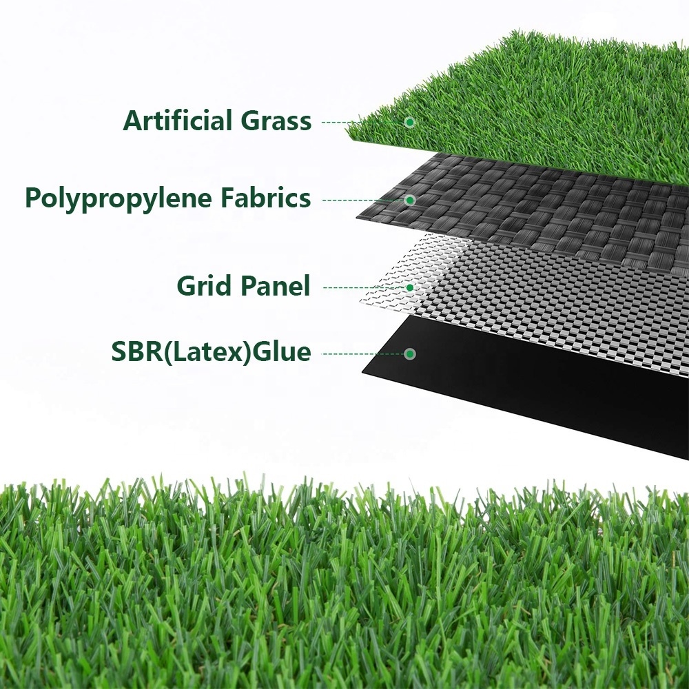 Natural Artificial Grass Lawn Turf Carpet Plastic Grass Artificial Grass Carpet For Tennis Court