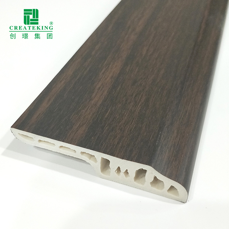 Foshan Supplier CREATEKING Skirting Board Cover For Wall Foot Protection Fireproof Floor Skirting Board