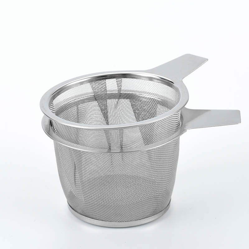 kitchen accessories Loose leaf tea stainer with handle stainless steel 304 tea infuser fine mesh tea filter