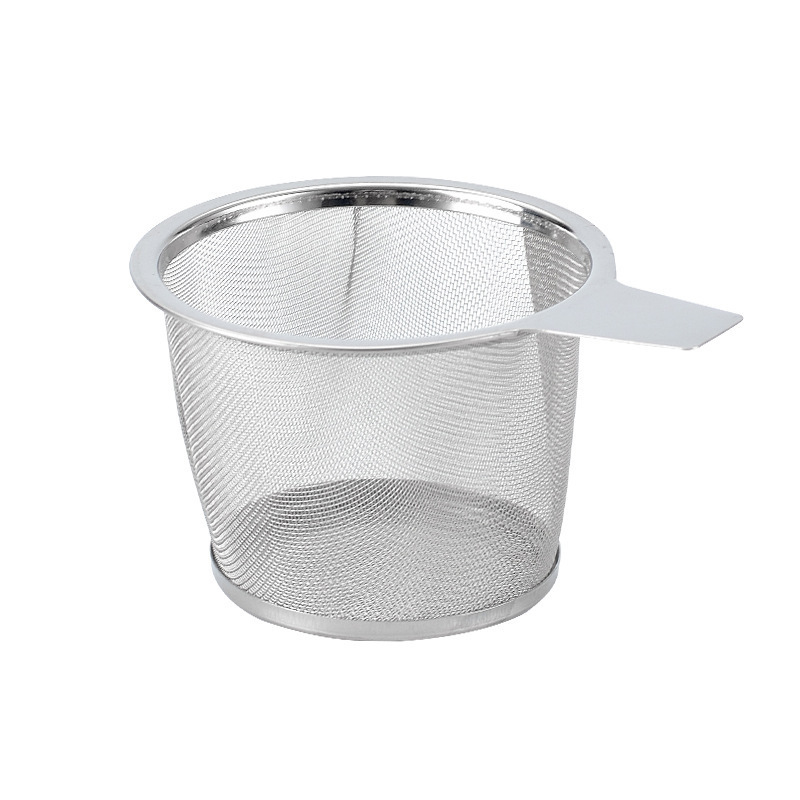 kitchen accessories Loose leaf tea stainer with handle stainless steel 304 tea infuser fine mesh tea filter