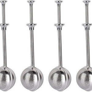 food grade stainless steel 18/10 Stick Pipe long handle tea pot Filter Steeper cylindrical tea tube ball tea Infuser Strainer