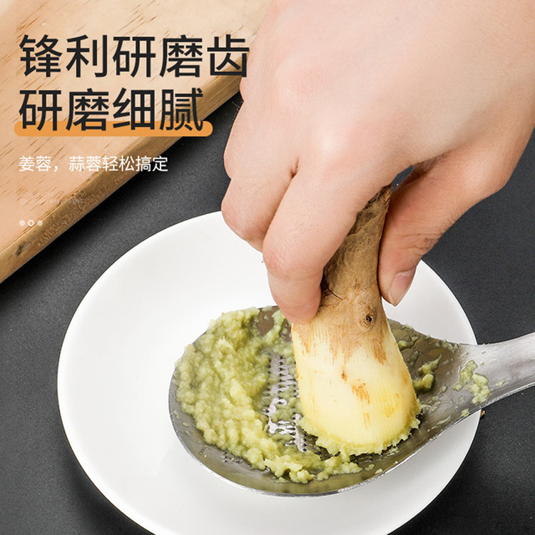 Kitchen Fruit and Vegetable tool Manual Mini stainless steel wasabi Crusher salt ginger grater vegetable garlic grinder