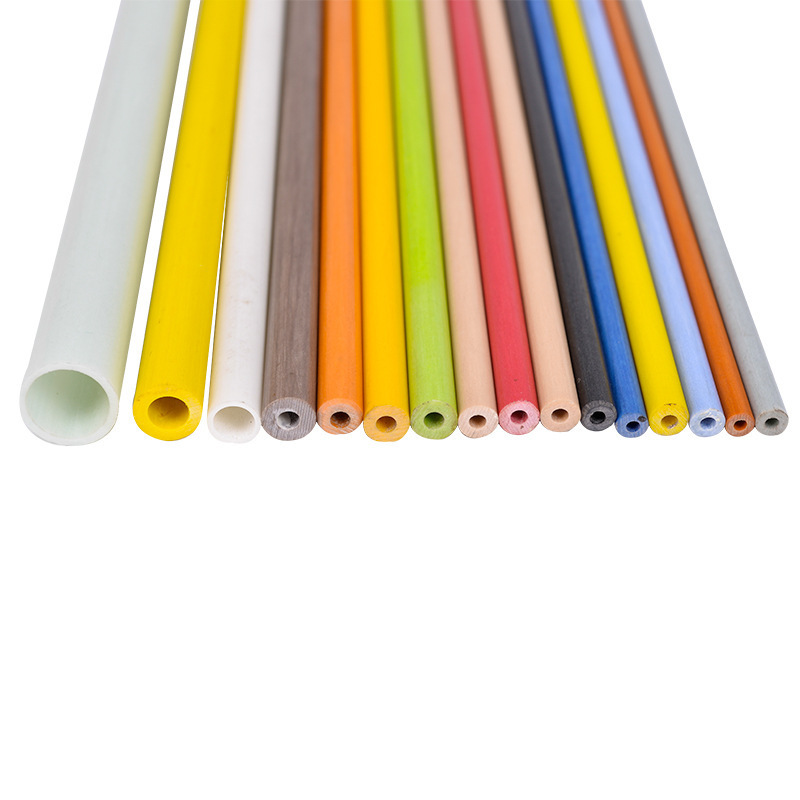 Heat Resistance Fiber Glass Pipe/Pole/Tube 6mm 12mm 25mm