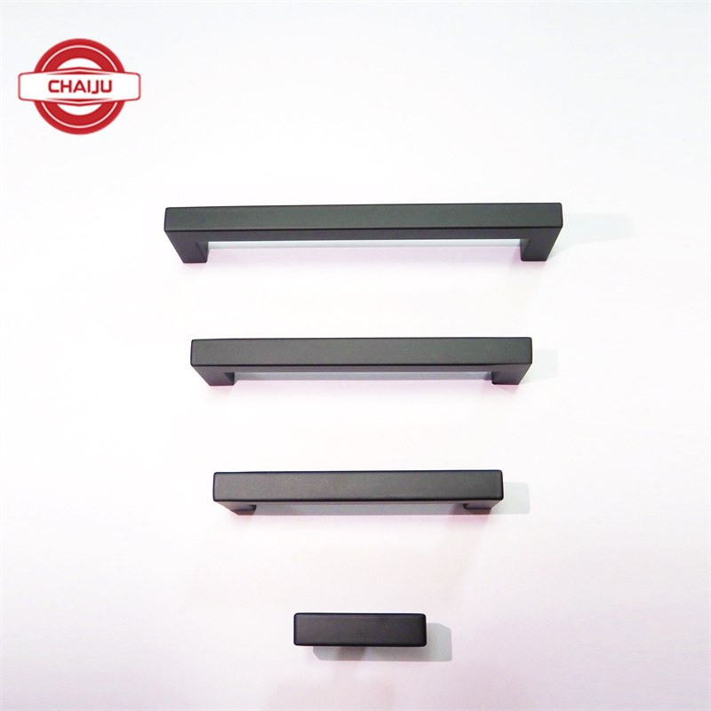 3 Inch Cabinet Handles Matte Black Cabinet Pulls Stainless Steel Drawer Pulls Square Handles for Cabinets Dressers Cupboard