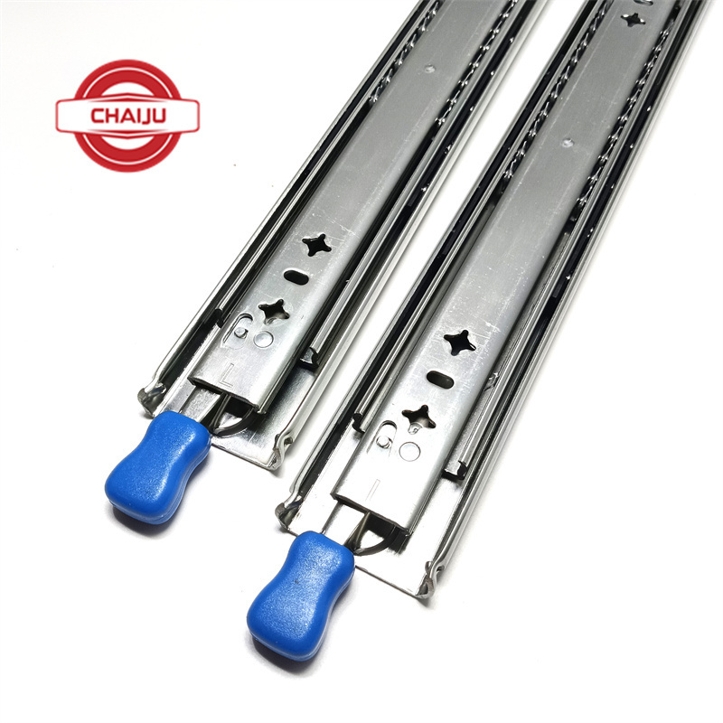 Heavy Duty Locking Drawer Slides 14 16 18 20 22 24 26 28 30 32 34 36 38 40 Inch Full Extension Lock Industrial Tool Box Runner