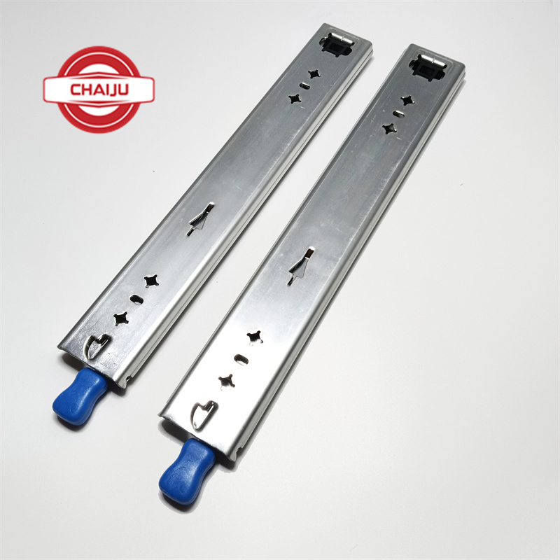 Heavy Duty Locking Drawer Slides Full Extension Runners with Lock 20 Side Mount Ball Bearing Rails Track Glides 250 Lbs