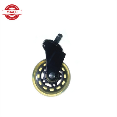 Office Chair Wheels Replacement Rubber Chair casters for Hardwood Floors and Carpet Heavy Duty casters for Chairs