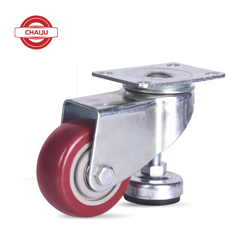 Heavy Duty Industrial Casters Office Chair Caster Polyurethane Wheel Replacement Level Caster