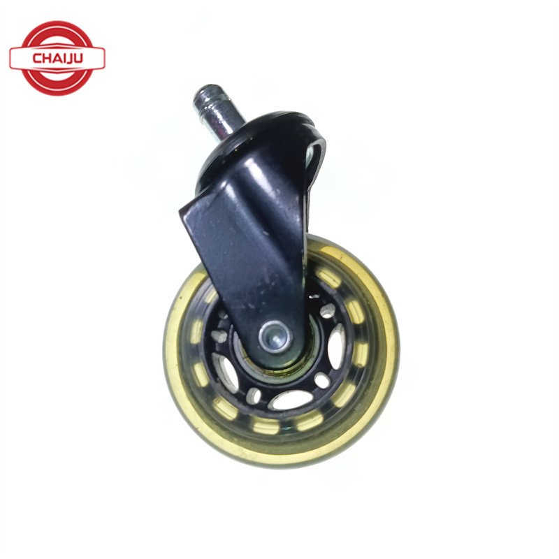 Office Chair Wheels Replacement Rubber Chair casters for Hardwood Floors and Carpet Heavy Duty casters for Chairs