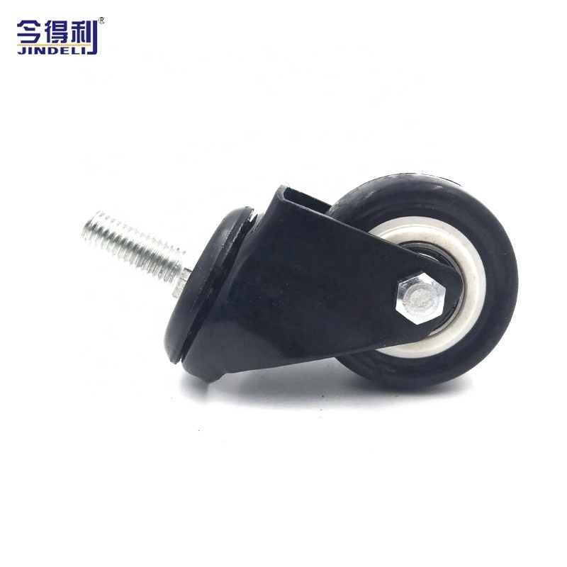 Furniture Caster PU Small Furniture Leg Caster Wheel Universal Industrial Running Caster Wheel