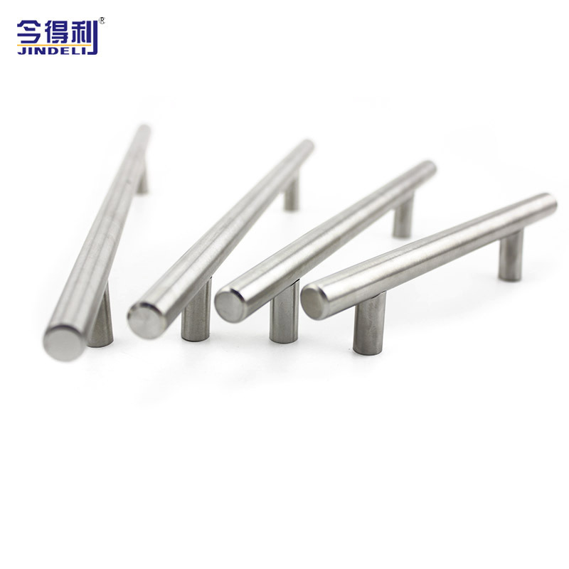 wholesale chrome wardrobe drawer stainless steel cabinet handle furniture double sided door pull handle kitchen cabinet pulls