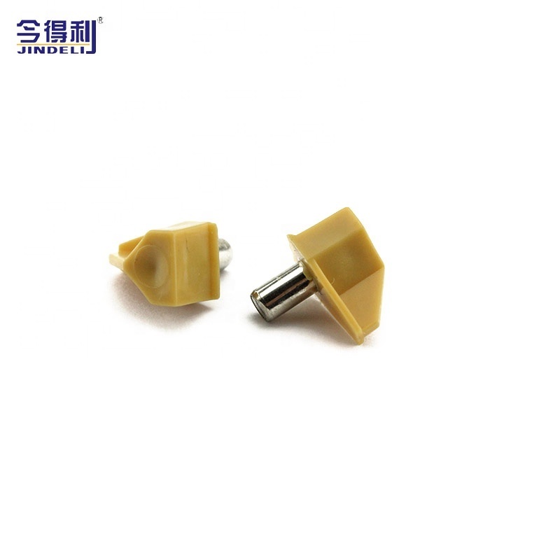 furniture fittings 5mm furniture cabinet glass screw plastic shelf bracket invisible cabinet shelf support for sale