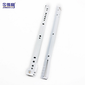 wholesale stainless steel cheap price  telescopic runner drawer channel sliding glass runner ball bearing  drawer slides