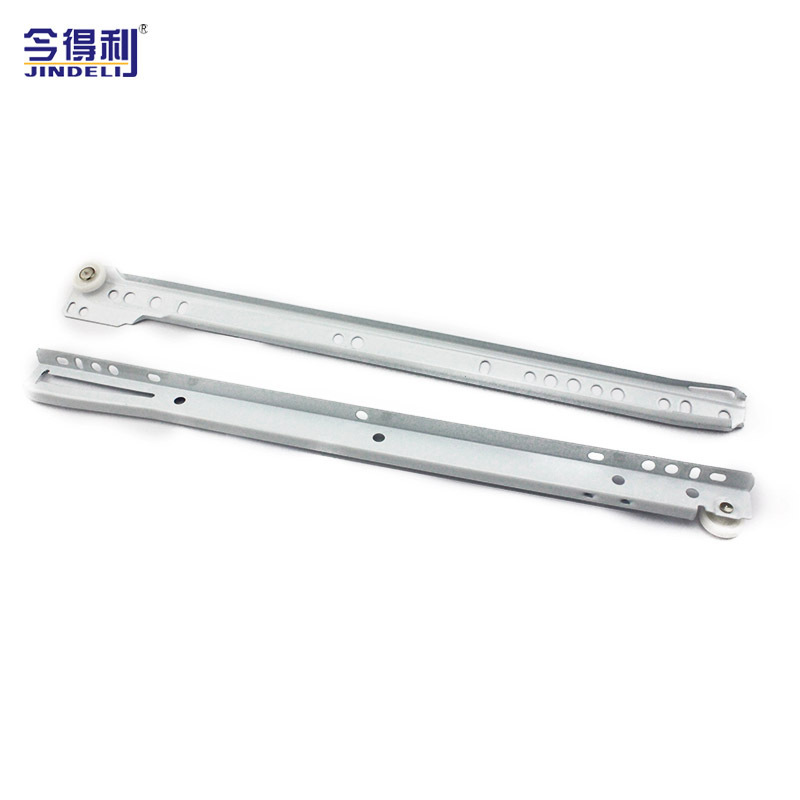 wholesale stainless steel cheap price  telescopic runner drawer channel sliding glass runner ball bearing  drawer slides