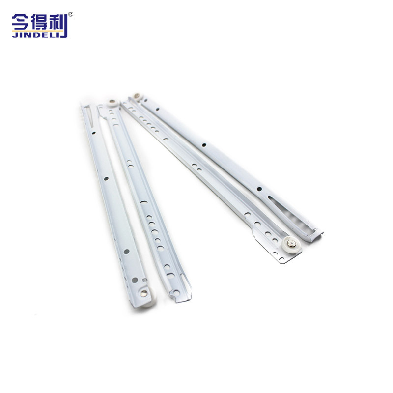 wholesale stainless steel cheap price  telescopic runner drawer channel sliding glass runner ball bearing  drawer slides