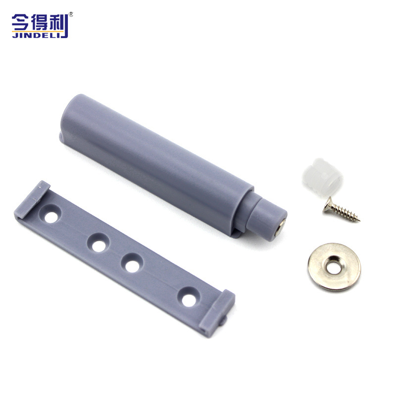 Grey Drawer Door Cabinet Catch Push To Open magnetic Tip Latch Touch Release New