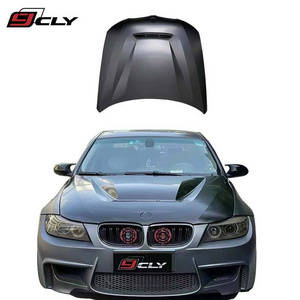 CLY  Car Bumper engine hood Upgrade to M3 Style Body kit For BMW 3 Series E92 M3 body kit engine hood