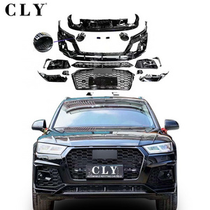 Wholesale car parts For Audi Q5 Upgrade to RSQ5 SQ5 Star Shine car bumper body kits 2018-in Car Grille Diffuser tips