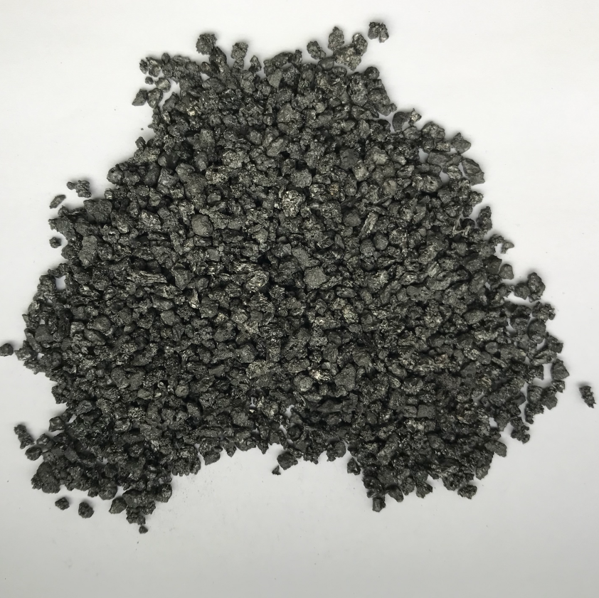 Low ash low sulphur calcined petroleum coke (CPC) as a recarburizing agent anode-grade petroleum coke