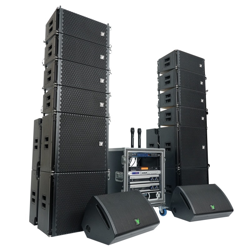 Speaker System factory wholesale dual 8 inch mini line array Speaker System