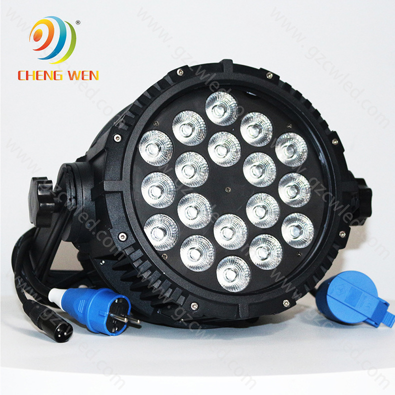 18PCS LED PAR Light 4 in 1 RGBW LED Disco Outdoor PAR Can Waterproof