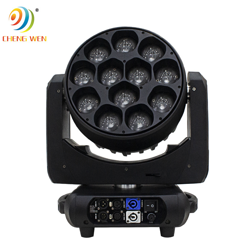 Led 12pcs 40w Rgbw 4 In1 Wash Stage Lights Led Zoom Wash Luce A Testa Mobile Per Luci Del Club Di Di Eventi