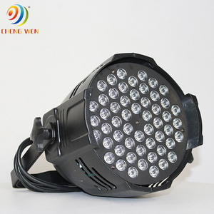 Full color led par light stage  54pcs*3w RGB 3in1 spot Cheap price multi brightness for wedding disco bar