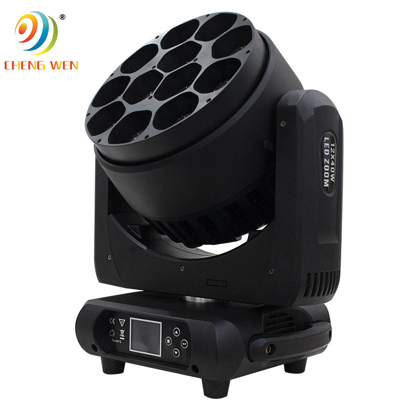 Led 12pcs 40w Rgbw 4 In1 Wash Stage Lights Led Zoom Wash Luce A Testa Mobile Per Luci Del Club Di Di Eventi