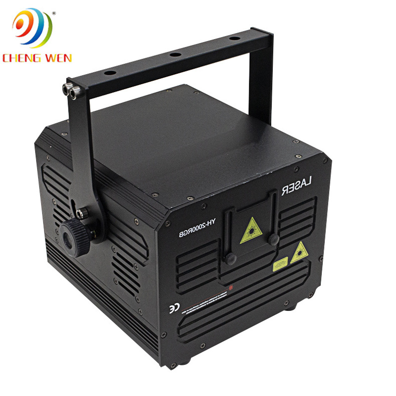 ILDA+DMX512 1W 2W 3W SD card ILDA laser logo projector RGB animation text laser light show for disco