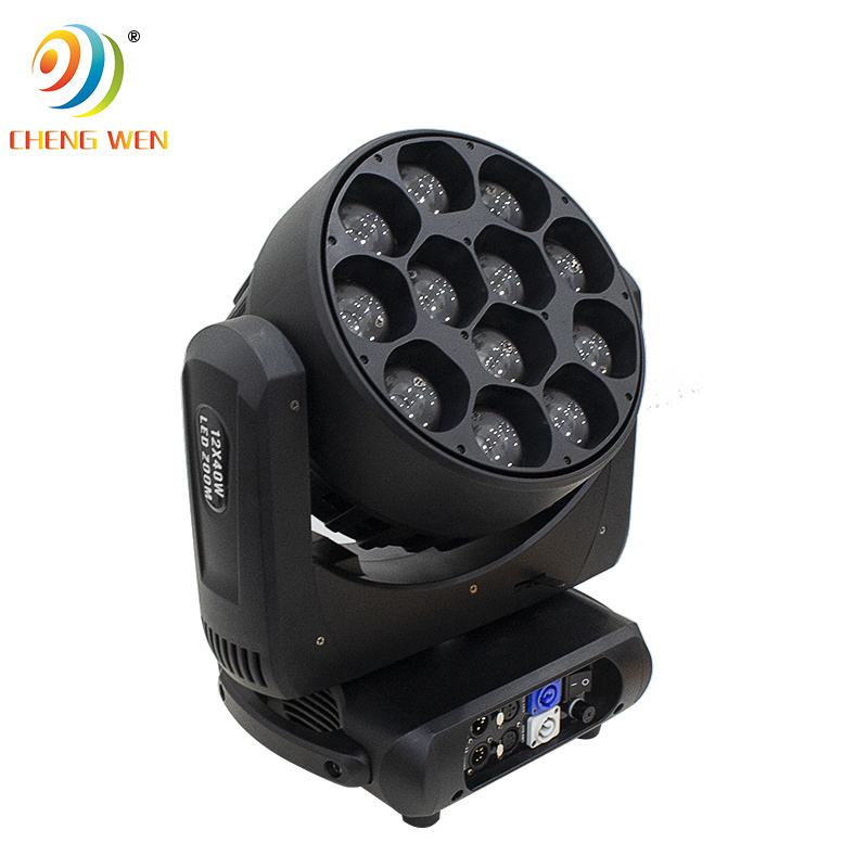 Led 12pcs 40w Rgbw 4 In1 Wash Stage Lights Led Zoom Wash Luce A Testa Mobile Per Luci Del Club Di Di Eventi